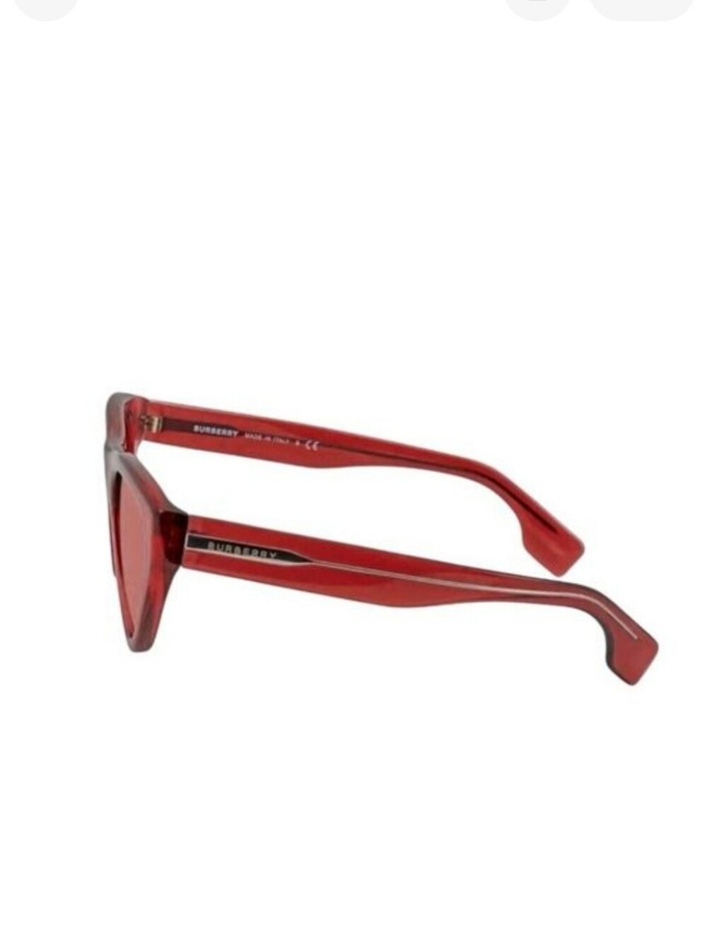 Burberry Luxottica Dark Violet Cat Eye Sunglasses with Violet Tint Luxe Set - Picture 3 of 6
